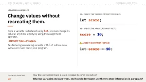 Slide 10: Updating variables