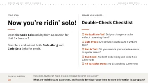Slide 11: Code Solo